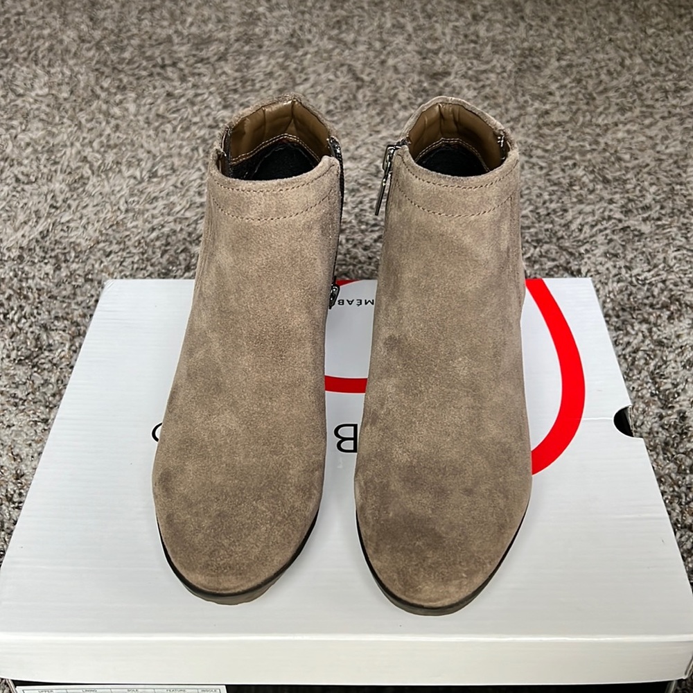 Blondo Waterproof Valli 2.0 Taupe Suede Bootie 7.5